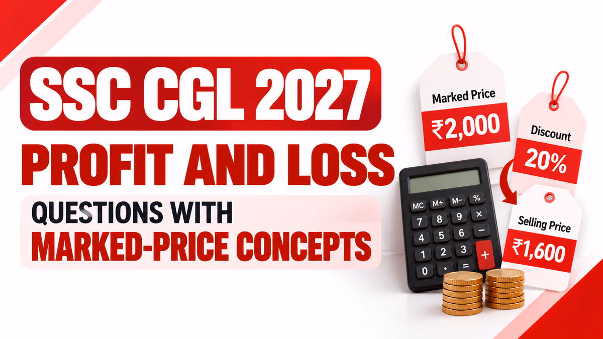 SSC CGL 2027 Profit and Loss Questions with Marked-Price Concepts